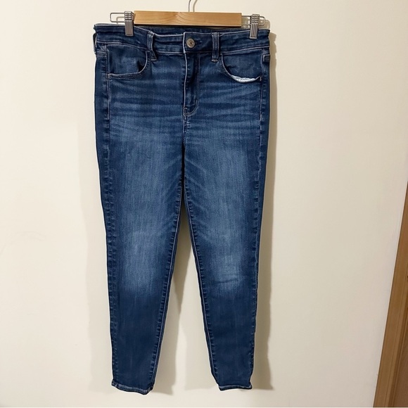 American Eagle Womens Next Level Stretch Hi Rise Jegging Size 8 SHORT - Picture 1 of 10